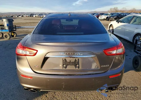 2015 Maserati Ghibli S из США, поврежденный, VIN ZAM57RTA2F1136722